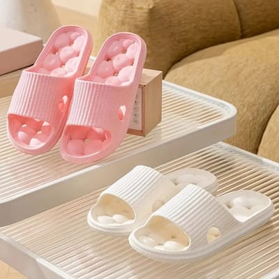 Nivard Badslippers Dames & Heren - Comfortabel - Flip Flops - Sauna - Zomer - Roze - Maat 43