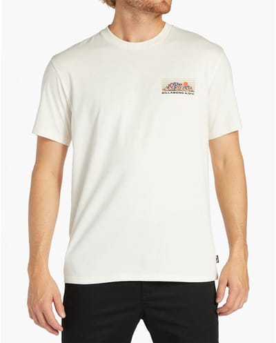 Billabong Length T-shirt Met Korte Mouwen Wit S Man