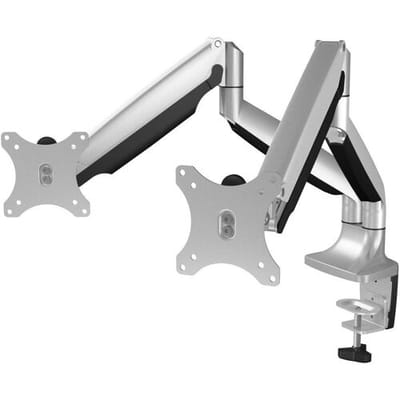 ICY BOX IB-MS504-T, Monitorständer mit Tischhalterung für 2 Monitore bis zu 32'' (81 cm) Tafelbeugel voor monitor Aantal monteerbare displays: 2