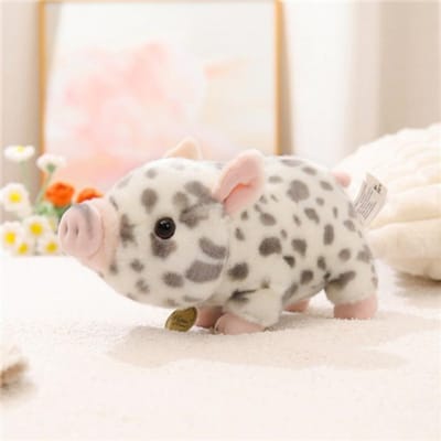 Kawaii Zacht Anime Varkensspeelgoed Pluizig Simulatie Varkentje Pluche Speelgoed Huidvriendelijk Schattige Knuffeldieren Pluche Slaapkamer wit