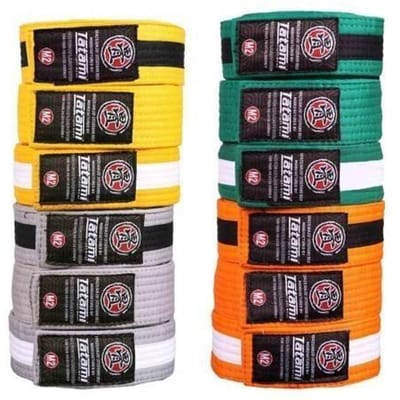 Tatami Fightwear M2 Serie - BJJ Riem voor Kinderen - Geel - 100% Katoen