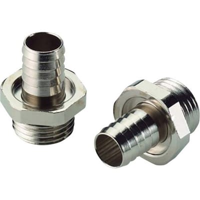 LAPP 53800020 SILVYN® SSV PG 9/2 Slangbevestiging Zilver PG9 Recht 100 stuk(s)