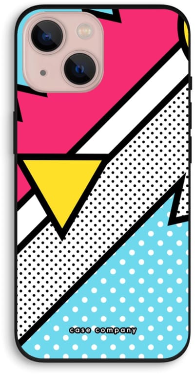 Case Company® - Hoesje geschikt voor iPhone 13 hoesje - Pop Art #3 - Biologisch Afbreekbaar Telefoonhoesje - Bescherming alle Kanten en Schermrand