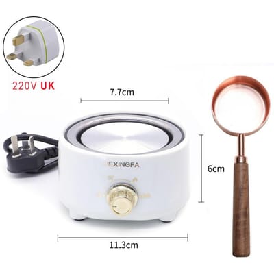 Zegellak Grote Elektrische Oven Pot Warmer Smelt Elektrische Kachel Wax Kralen Smeltzegel Oven Lepel voor Zegellak Stempel
