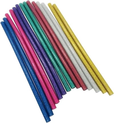 Lijmsticks - Smeltlijm - Reparaties Uitvoeren - Multi-oppervlakte Hechting - 7 x 200 mm - Veelkleurig
