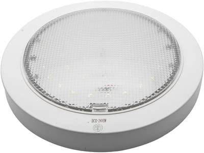 Allecto - 12 V warme led-dakspot - ultradunne verlichting - wit - universeel - ideaal voor camper en boot
