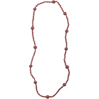 Behave – Ketting – Hout – Grote kralen – Vintage look – 88 cm