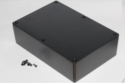 Hammond Electronics 1591XXFBK – Universele behuizing – 221 x 150 x 64 mm – ABS – Zwart