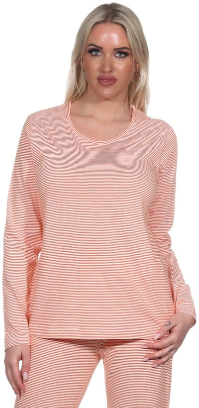 Pyjama voor dames Pyjamabroek lang Mix & Match in gestreepte look - perfect te combineren