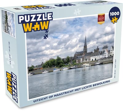 Puzzel Water - Maastricht - Lucht - Legpuzzel - Puzzel 1000 stukjes volwassenen
