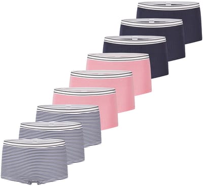 Schiesser Meisjes shorts 9 pack Teens Girls 95/5 Cotton