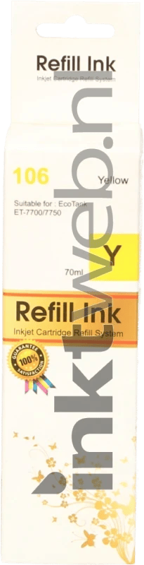 FLWR - Inktfles / 106 Ecotank / Geel - Geschikt voor Epson