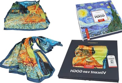 Dames Sjaal - Nekdoek Hoofddoek - Outfit Completeren - Uniek Kunst Design - 90x90cm - Multicolor