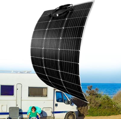 150W/200W/300W/400W/520W Zonnepaneelsystemen voor Thuis, Camper, Motorhome, Schuur, Noodstroomvoorziening,200W