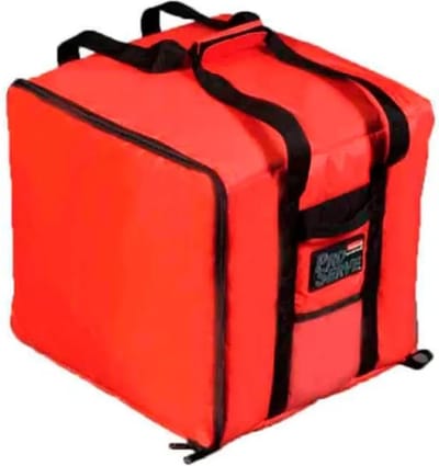 Rubbermaid Pro serve Grote Pizzabezorgtas - Nylon - Polyester - Rood