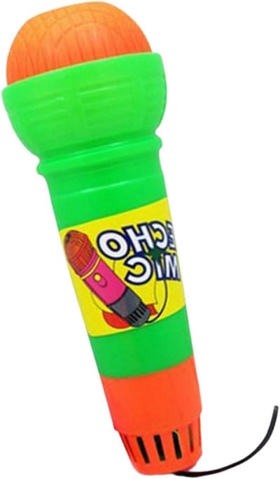 Microfoon Speelgoed - Stemvervormer Karaoke - Zingen Muziek Maken - Geen Batterijen Nodig - 18.5 cm Hoog - Meerdere Kleuren