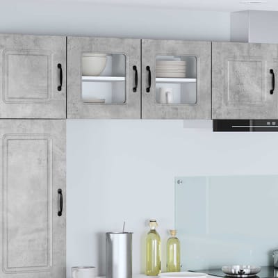 vidaXL - Vaatwasserpaneel - Kalmar - Beton - Grijs - 40 - x - 31 - x - 40 - cm