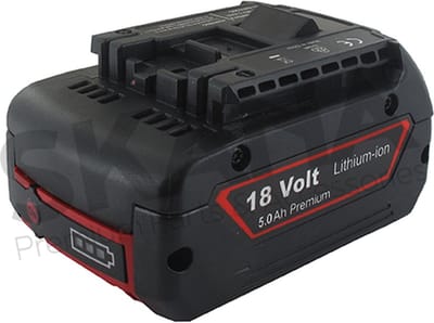 18V - 5.0A lithium/ion accu geschikt voor BOSCH elektrisch gereedschap