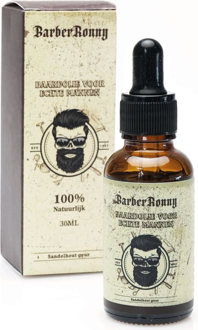 BarberRonny - Baardolie voor Echte Mannen - Sandelhout Geur - 30 ML