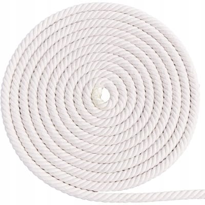Sterk Katoenen Touw 8mm - Decoratief & DIY - Per Meter