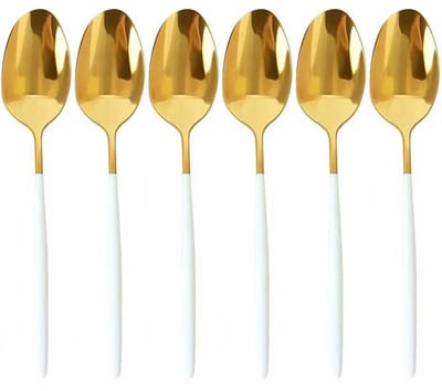 Kadirelli Theelepels - 12-delig - Goud/Wit - Theelepel