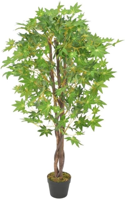 Kunstesdoorn boom - Decoratieve plant - Interieur verfraaien - Levensechte look - 120 cm - Groen