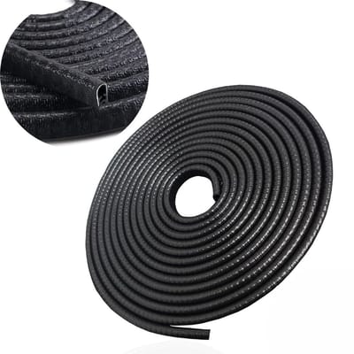 Dailygoods- Autobeschermingsstrip U-vormig - Rubber Deurstrip - Bescherming tegen Krassen - Eenvoudig te Installeren - 5 Meter Lang - Schokbestendig - Deurrubber