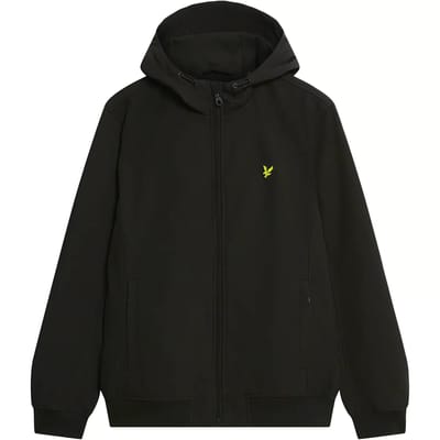 Lyle & Scott - Jas Zwart Lyle&scott Mesh Back Softshell Jacket Jackets Zwart Jk2200v