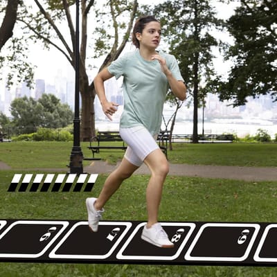Trainingsladder - Sportladder Snelheid - Verbeter Behendigheid - Antislip Ontwerp - 450 x 34 cm - Niet gespecificeerd