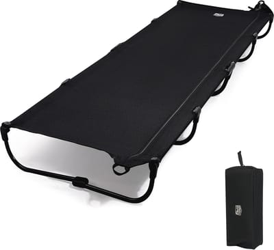 Inklapbaar Licht Campingligbed - Draagbaar Veldbed tot 120 kg - Ideaal voor Outdoor, Reizen en Tuin