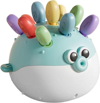 Kinder Speelgoed Educatief - Motoriek en Kleur/ Vorm Herkenning - Compact Matching Spel 15x20x15 cm - Ideaal voor Peuter, Thuisonderwijs en Reizen