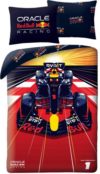 Red Bull Dekbedovertrek - 140 x 200 cm - Katoen - 70 x 90 cm