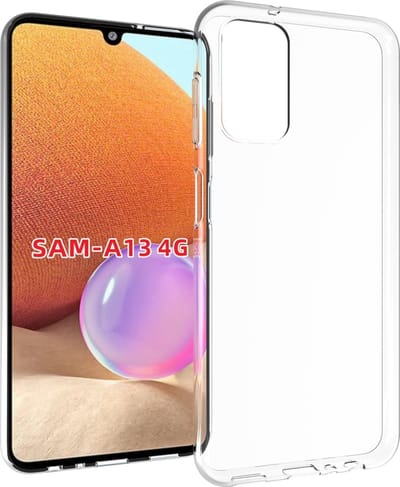 MobyDefend Hoesje - Geschikt voor Samsung Galaxy A13 (4G) - Transparante TPU Backcover - Volledig Doorzichtig