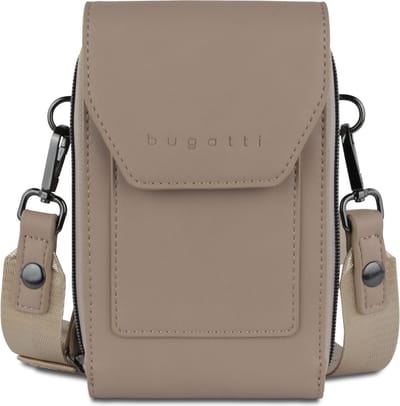 bugatti Schoudertas Telefoontasje Almata Mobile Purse Bag Sand Beige