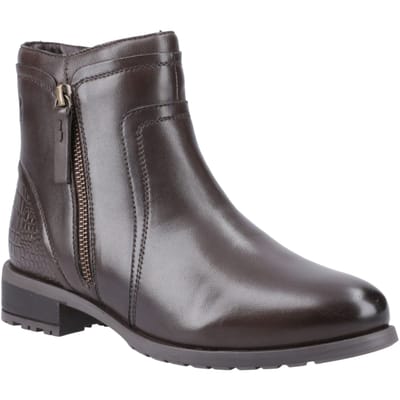 Hush Puppies Scarlett Dames Leren Bruine Laarzen