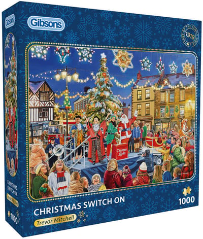Gibsons - Christmas Switch On (door Trevor Mitchell) - 1000 stukjes 68×49cm (b×h) - Legpuzzel voor volwassenen