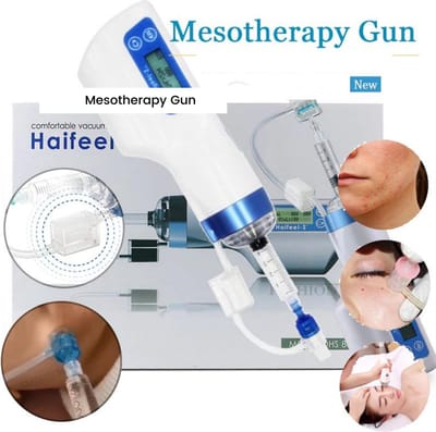 Mesogun - Mesoinjector - Mesotherapie voor Gezicht - Haar - Fillers - Dermapen - Haifeel S DHS 800 - Cartridges - Verminder Rimpels - Behandeling - Voor en Na