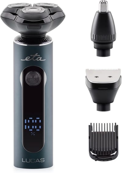Scheerapparaat Heren - Elektrisch Trimmer - Dagelijks Scheren - 3D Flexibele Kop - 50 Min Werktijd - Zwart