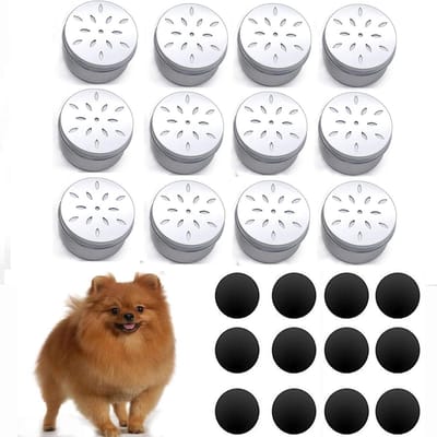 Hond Geur Werkblikken - Neuswerk Containers - Neuswerk Training - Magnetische Schuifdeksels - 12 stuks - Aluminium