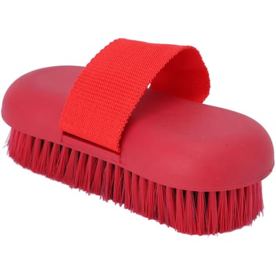 Brosse de toilettage pour cheval Antidérapante Poils doux Éponge à frotter pour le corps du cheval pour le nettoyage et le lavage du cheval