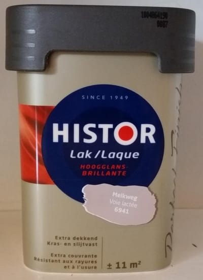 Histor Perfect Finish Lak Hoogglans 0,75 liter - Melkweg