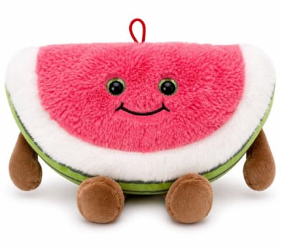 Topknuffels® Watermeloen met Gezichtje Pluche Knuffel 25 cm - Speelgoed Knuffels voor Kinderen Jongens Meisjes - Kawaii Kussen - TikTok Plush Toy