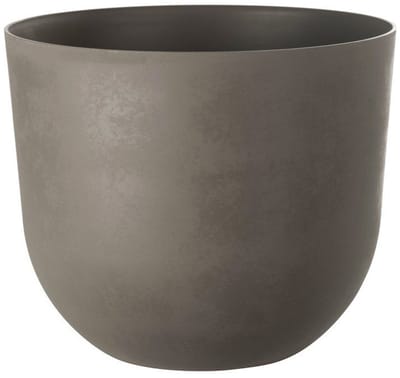 Garden ID – SWING ROND – Plantenpot – Taupe – Ø30 x H25 cm