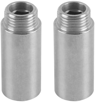 Dailygoods - Doucheverlengbuisadapter - Roestvrijstalen reductiekoppeling - Verhoogt douchebereik - Geschikt voor vaste douchekopleidingen - Inclusief...