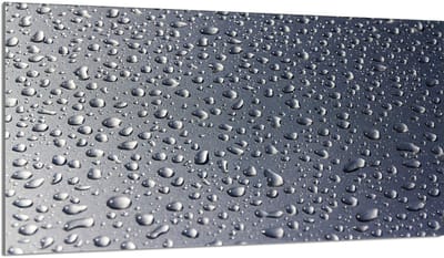 TMK ArtDeko Serie - Glazen Beschermplaat - 90x52cm - Bescherming voor Kookplaat - Kroppen Design