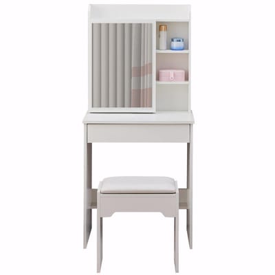 Make Up Tafel met Spiegel - Kaptafel voor Meisjes - Hollywood Spiegel met Verlichting
