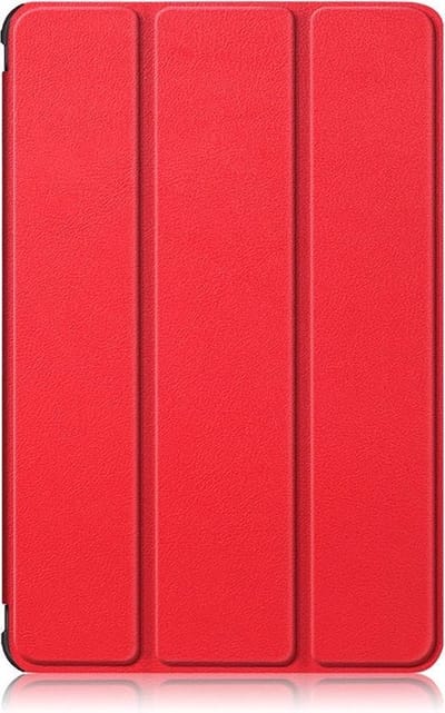 Shop4 - Geschikt voor Samsung Galaxy Tab S7 Hoes/ Samsung Galaxy Tab S8 Cover - Smart Book Case Rood