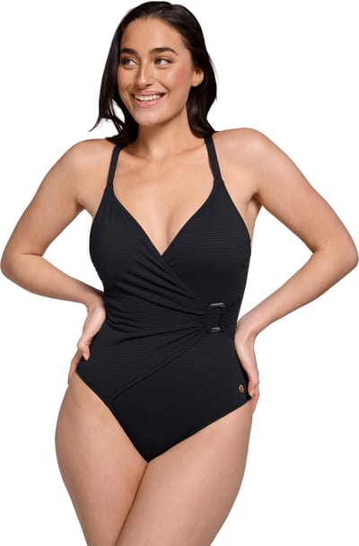 Ten Cate swimsuit buckle padded zwart voor Dames | Maat 36