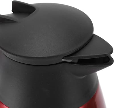 Elektrische Waterkoker - Thermoskan Dispenser - Dranken Warm Houden - Dubbelwandige Isolatie - 2 Liter Capaciteit - Rood