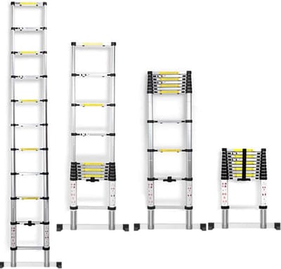 Stier - Telescopische Ladder - 3.8m - Lichtgewicht